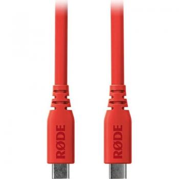 Rode SC27 6.5' SuperSpeed USB-C to USB-C 5Gbps Data Cable Red