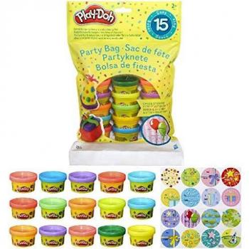 Play-Doh Creative Party Bag - 15 Mini Pots of Modeling Clay