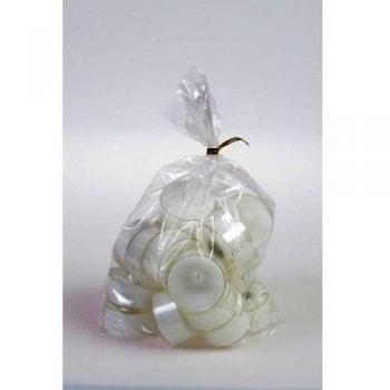 20Original Danés velas sin aroma en acrílico de Cup Color Blanco