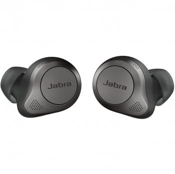 Jabra Elite 85t Auriculares Inalámbricos Dentro de Oído con Micrófono para Llamadas y Música, Conexión USB Tipo C, Tecnología Bluetooth, Color Negro y Titanio