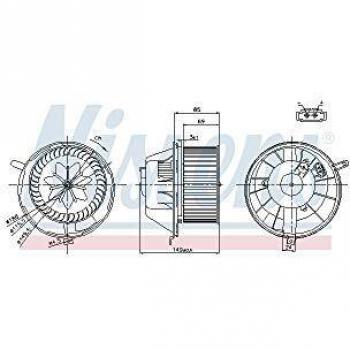 Nissens 87034 Ventilador Habitáculo