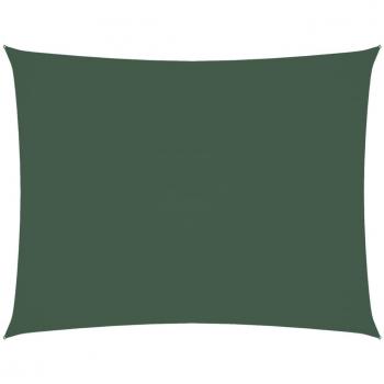 Sombrilla Rectangular Oxford 2x3,5 m Verde Oscuro