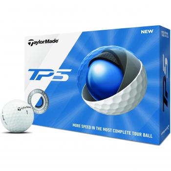 TaylorMade TP5 - Pelotas de Golf, Unisex Adulto, Pelota de Golf, M7152201, Blanco, One Dozen