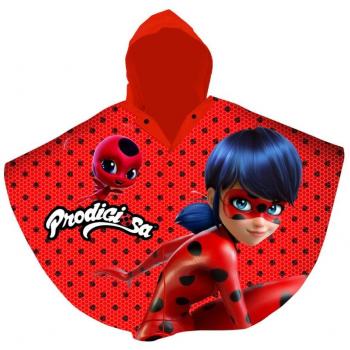 Kids Ladybug, Abrigo Impermeable para Niñas, Rojo, One Size