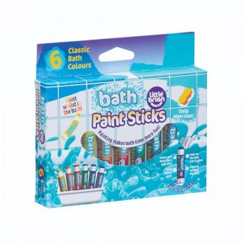 Little Brian Bath Paint Sticks 6 Pack