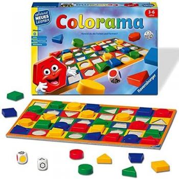 Ravensburger Colorama 24921 – Juego de asignación para los más pequeños, Juego para niños de 3 a 6 años, Aprendizaje Nuevo para 1 a 6 Jugadores