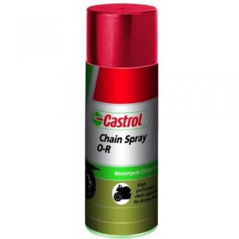 Castrol 17096540 - Spray lubricante para Cadena de Motocicleta con Juntas Tóricas, 400 ml
