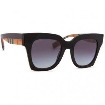 Burberry BE4364 Kitty 39428G 49-21 Black Sunglasses