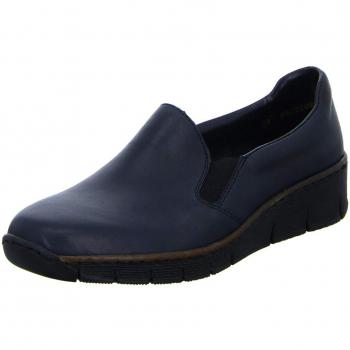 Rieker Ladies Slip On Loafer Wedge Shoe