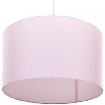 Lámpara de Techo Moderna Rosa con Pantalla de Tambor de Tela 1 Luz Chic Lovu