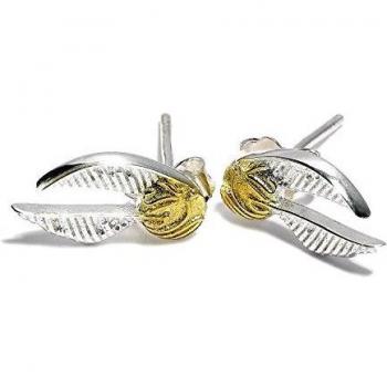 Warner Bros. Pendientes Golden Snitch Plata - Harry Potter