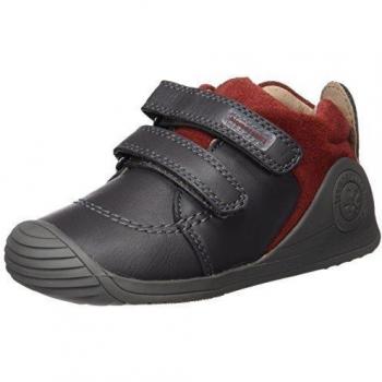 Biomecanics 161143 Botas, Bebé-niños, Antracita / Burdeos