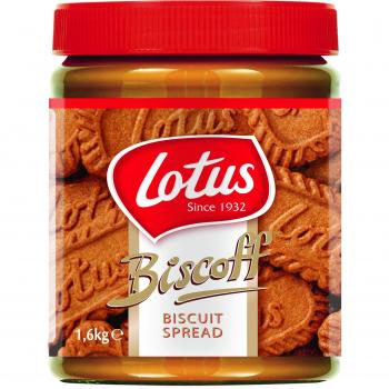 Tarro de Lotus Biscoff de 1.6kg - Crema para untar caramelizada original