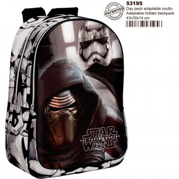 Star Wars Starkiller - Mochila grande adaptable a carro 43x30x14cm