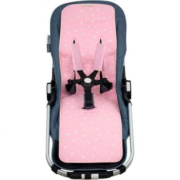 Colchoneta Suave para Cochecito Gemelar con Arnés a Conjunto de Jyoko Pink Sparkles