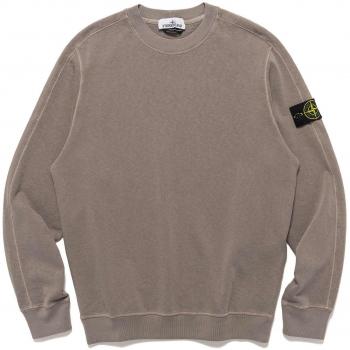 Stone Island Men's Grey Logo-Patch Sweatshirt Size L