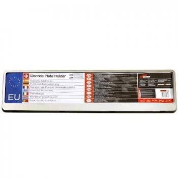 SUMEX Mat8000 - Soporte Matrícula ABS Euroclip, Cromado