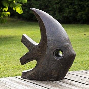 Estatua de Jardín Moderna Pequeña Marrón 50 cm WANDA COLLECTION