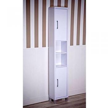 Estantería de Baño Gala 8901 en Color Blanco - Mueble Organizador para Baño