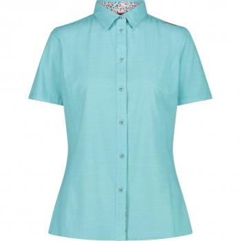 CMP Women's Light Blue Short Sleeve Shirt