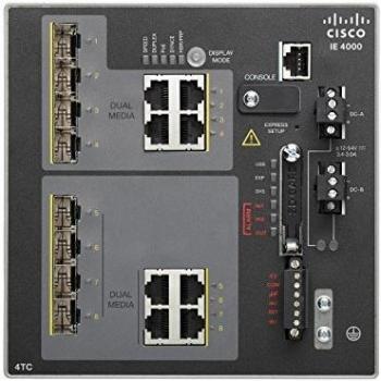 Cisco Industrial Ethernet 4000 Series IE-4000-4TC4G-E Layer 3 Switch