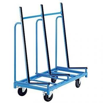 Carro Transportador de Lunas Eurokraft Pro con Cama y Perfiles de Goma