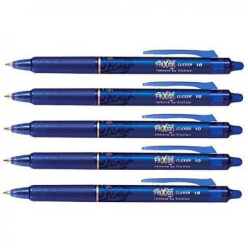 Bolígrafo Pilot FriXion Clicker 1.0 mm, azul, borrable