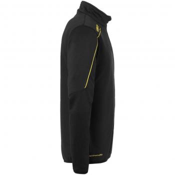 uhlsport Stream 22 1/4 Zip Top Sudadera, Hombre, Black/Lime Yellow, XL