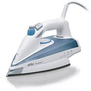 Braun TS725 - Plancha de vapor, color azul y blanco