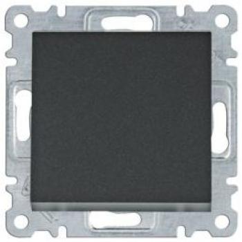 Conmutador cruzamiento Hager Lumina Intense WL0033 color Negro