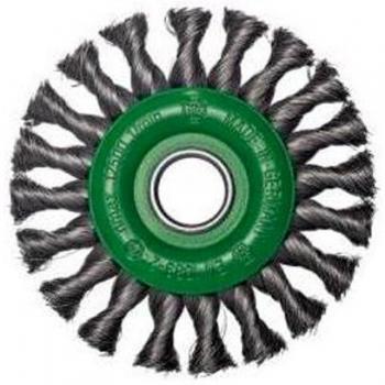 Osborn 0002641331 Cepillos Circulares Alambre Trenzado, Agujero 22.2 mm, Inox, 0.35 Diámetro Alambre, 150 mm Diámetro, Espesor 13 mm