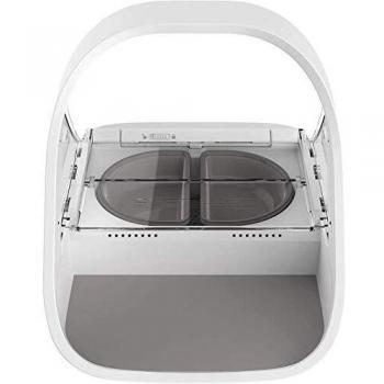 Sure Petcare SureFeed Microchip Pet Feeder Connect - Comedero Automático Blanco con Microchip para Mascotas, Incluye Concentrador y Tazón de Acero Inoxidable, Capacidad 400 ml