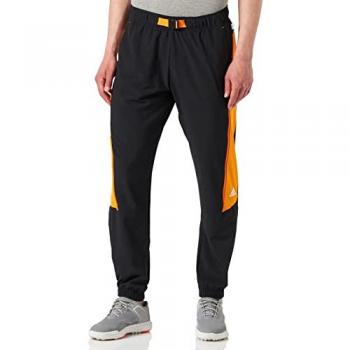 Pantalón de tenis de hombre TRVL VENT adidas, color negro, modelo HE2259, adecuado para multideporte
