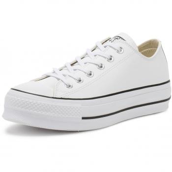 Converse Chuck Taylor All Star Lift Clean Leather Sneaker - White Platform
