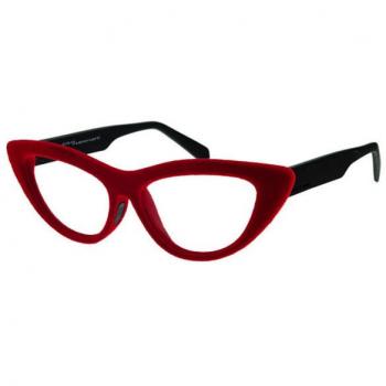 Italia Independent II 5014V 053.000 Women’s Eyeglasses Black Size 56 - Blue Light Block Available