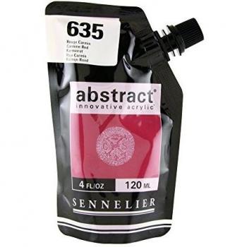 Sennelier : Abstract Acrylic Paint : 120ml : Satin : Carmine Red