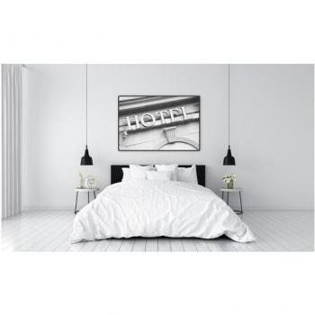 Funda nórdica 1 pieza Iris Premium 100% algodón tamaño 260x240 cm - Blanco