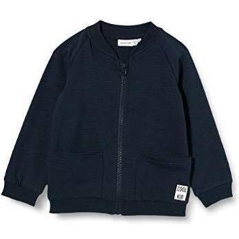 NAME IT NBMFESTIAN LS Sweat Card UNB Chaqueta, Azul Oscuro