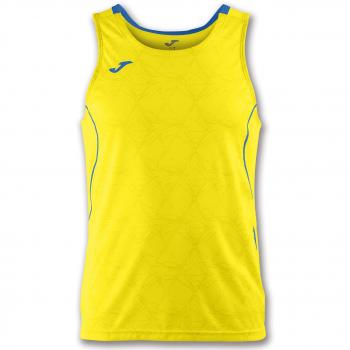 Joma Camiseta Olimpia Blanco-Amarillo M/C - Camiseta técnica de Manga Corta, Unisex, Blanco -