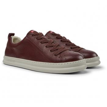 CAMPER Runner Sneakers for Men - Burgundy, Smooth Leather, Size 44/10.5