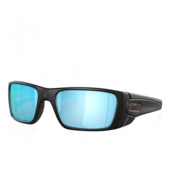 Gafas de sol Oakley Fuel Cell para hombre, color negro con lentes Prizm Deep Water Polarized