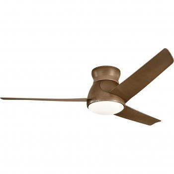 Ventilador de techo LED Eris Kichler Nogal 29 cm