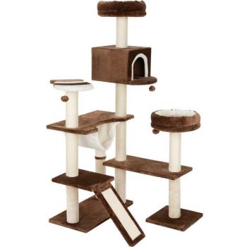 Rascador para Gatos La Casita de Chocolate con Rampa - Marrón