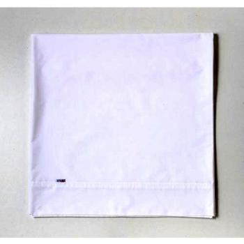 ESTELIA - Sábana encimera satén, Color Blanco - Cama de 90 cm. - 100% Algodón - 300 Hilos