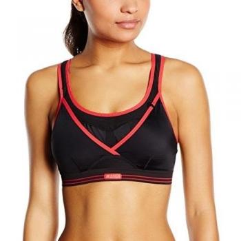 Shock Absorber Sport-BHs - Sujetador deportivo para mujer, Negro