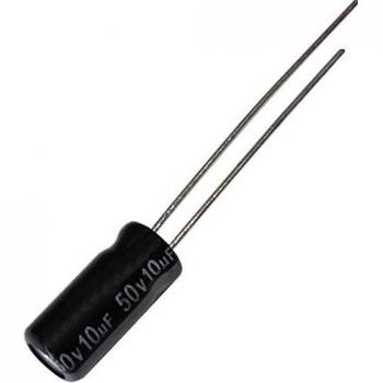 AERZETIX: 30 x condensadores electrolíticos radiales 10µF 50V Ø5x11mm.
