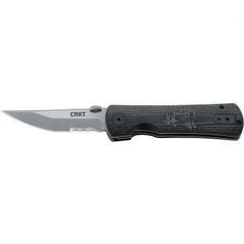 CRKT Heiho - Cuchillo de hoja fija, color gris