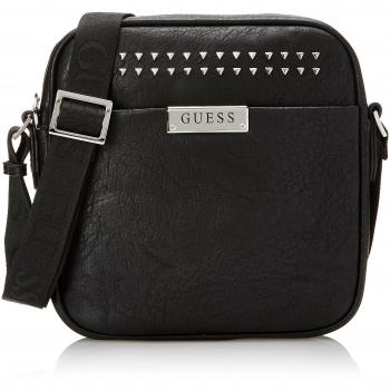Guess - Hm6204pol74, Bolsos de mano Hombre, Nero, 4x24x23 cm