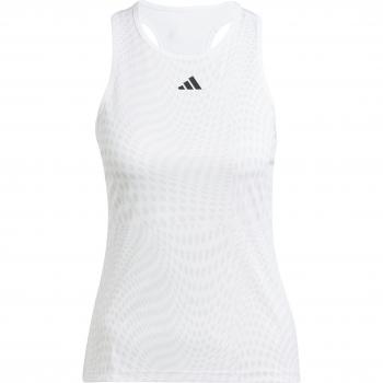 Camiseta Adidas Club Graphic Mujer Sin Mangas Blanco