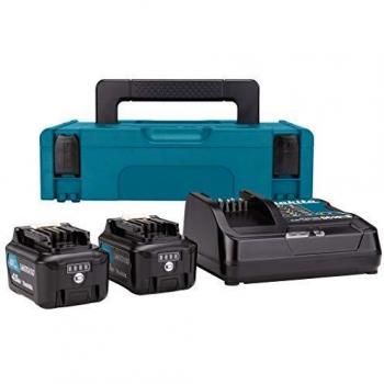 Makita 197641-2 Power Source Kit con dos baterías BL1041B y cargador DC10SB en estuche MAKPAC